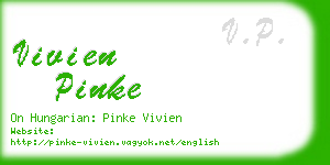 vivien pinke business card